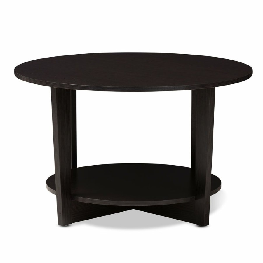 Drawer Table * | Baxton Studio Bestsellers Belina Modern And Contemporary Wenge Brown Finished Coffee Table