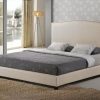 Bed * | Baxton Studio Best Price Aisling Light Beige Fabric Platform Bed King Size