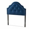 Upholstered Headboard * | Baxton Studio Low Price Cora Modern And Contemporary Royal Blue Velvet Fabric Upholstered Twin Size Headboard