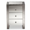 Nightstand * | Baxton Studio Typical Style Azura Modern And Contemporary Hollywood Regency Glamour Style Nightstand Bedside Table