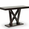 Sofa * | Baxton Studio Online Discount Everdon Dark Brown Modern Sofa Table