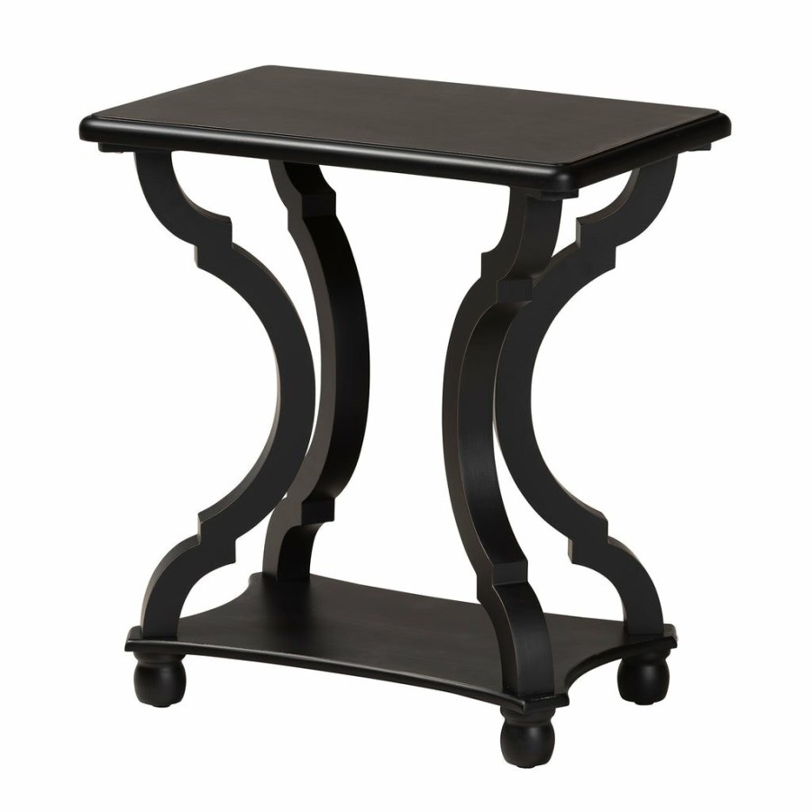 Drawer Table * | Baxton Studio High Quality Cianna Classic And Traditional Wood End Table