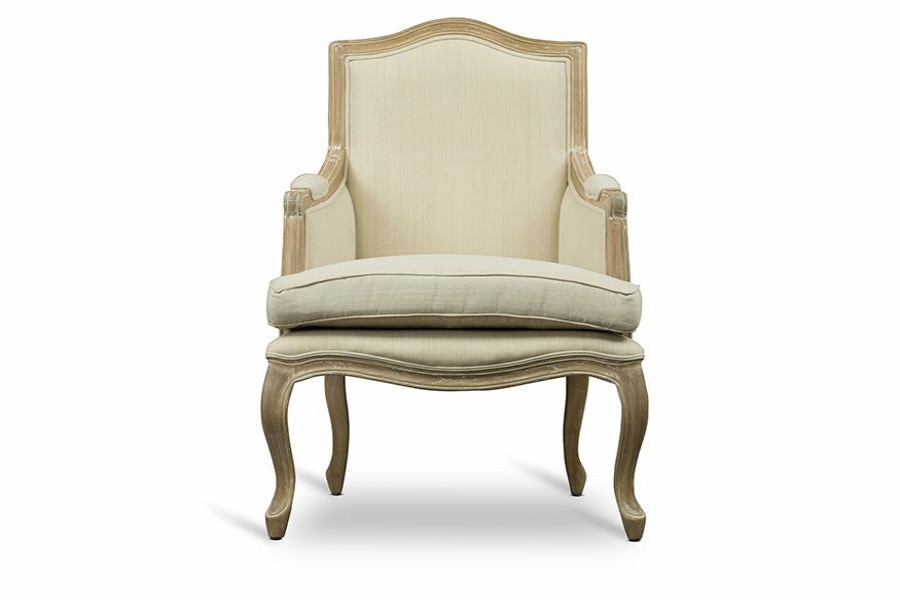 Chair * | Baxton Studio Reliable Quality Nivernais Wood Traditional French Accent Chair